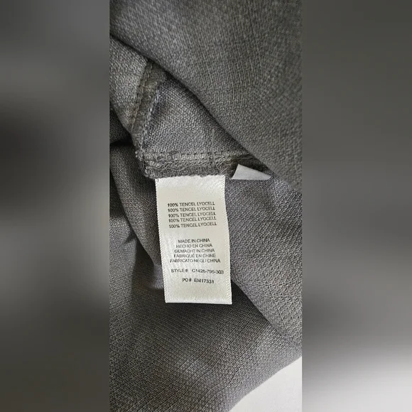 Anthropologie Hi-Lo Grey Tunic Dress Cloth & Stone - Picture 9 of 10